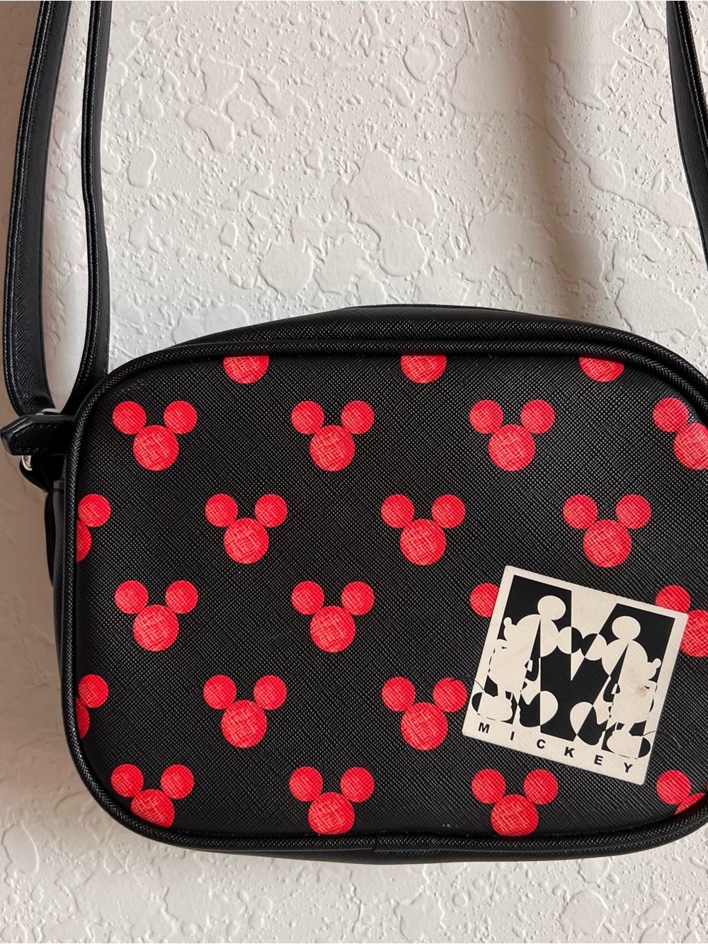 Mickey Mouse DANI by Danille Nicole Disney Black Zip-Top Crossbody Bag